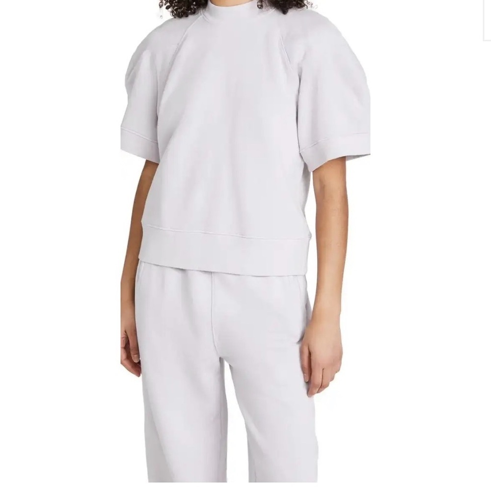 AGOLDE The Round Shoulder Half Sleeve Box Sweatshirt